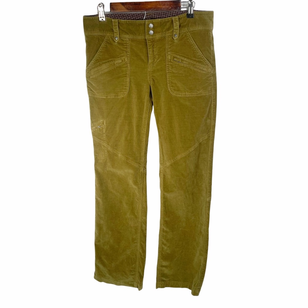 Athleta Duster Pants Velvet Zip Fly Double Snap 10